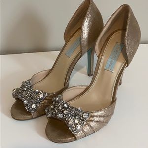 Betsey Johnson peek toe heels